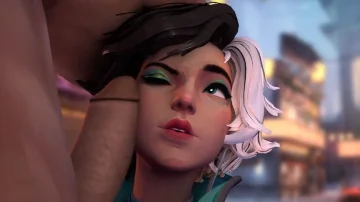 El tipo le golpea la cara con su verga a Luna Snow