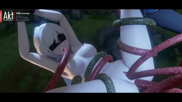 El monstruo tentacular penetra a Jingliu en todos los orificios posibles