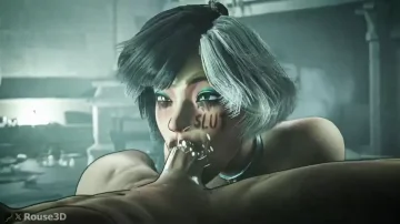 Hay una palabra "PUTA" escrita en su rostro lloroso